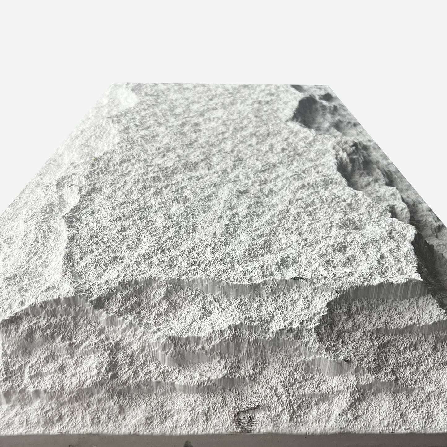 Pannello acustico in roccia sintetica - Bianco Neve